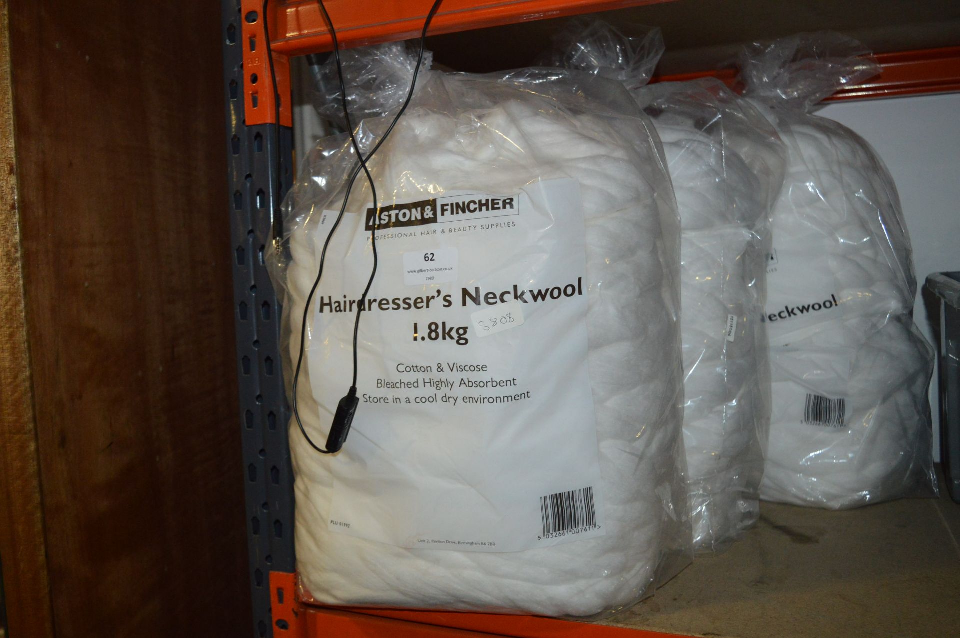 Three Bags of Hairdressers Neck Wool
