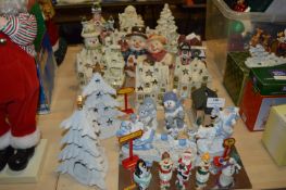 Large Quantity of Christmas Decorations Including