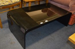 Black Glass Coffee Table