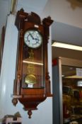 Mahogany Cased Pendulum Wall Clock