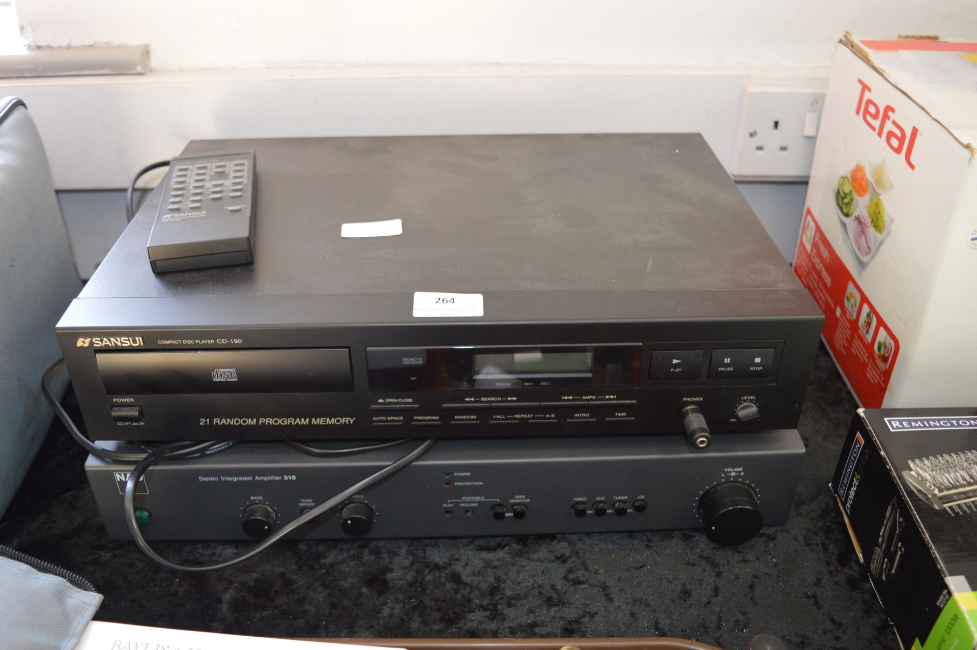 Sansui CD Player and a Nad 310 Stereo Integrated A