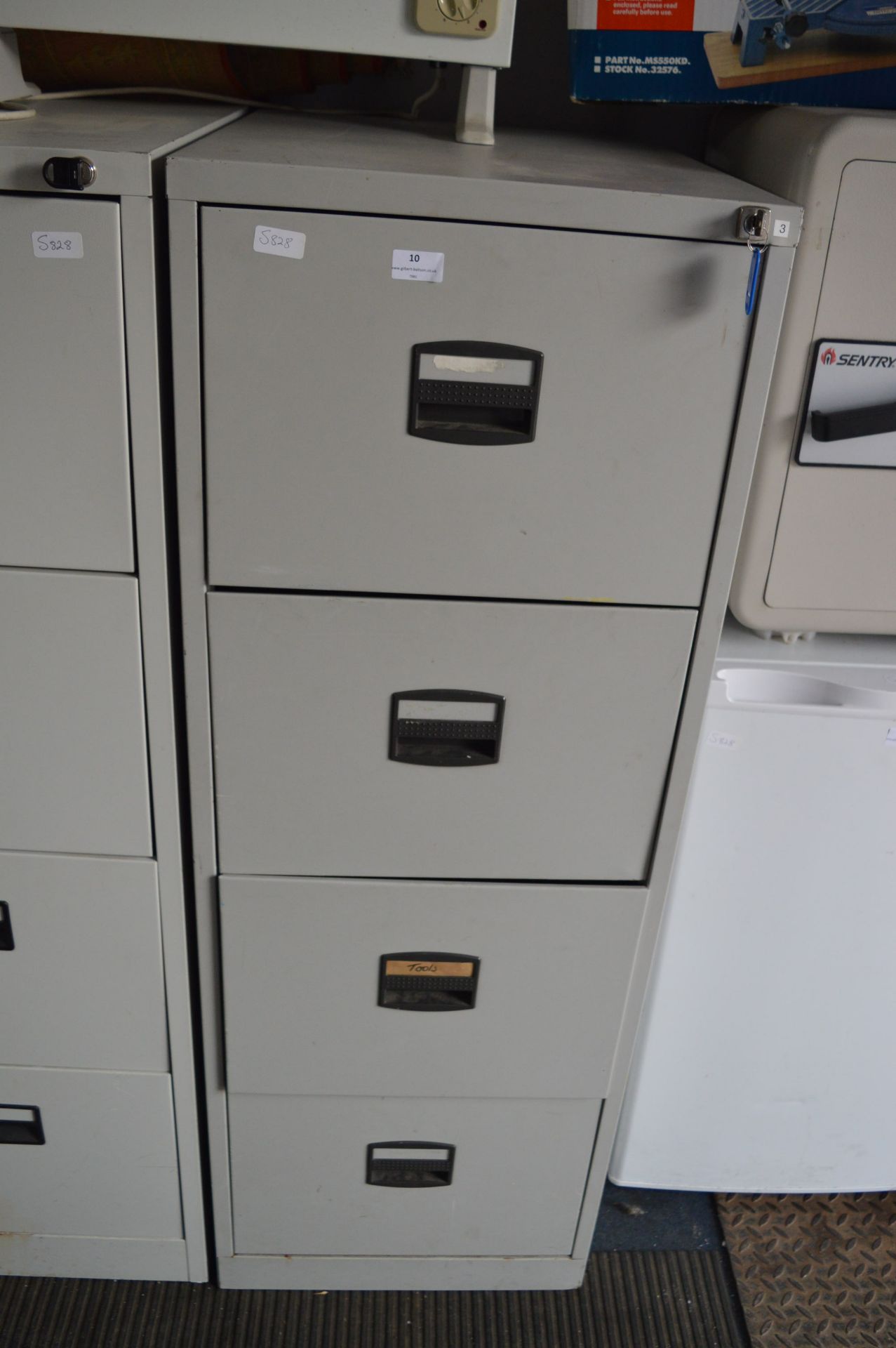 Metal Four Drawer Filing Cabinet