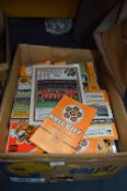 Large Collection of Hull City Football Programmes