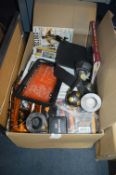 Box Containing Hull City Programmes, Trophies, Boo