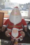 Large and Small Santa Claus Soft Toys