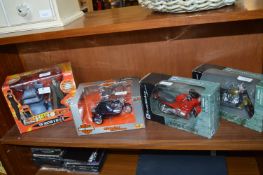 Dr Who Figurines, Harley Davidson and Other Model
