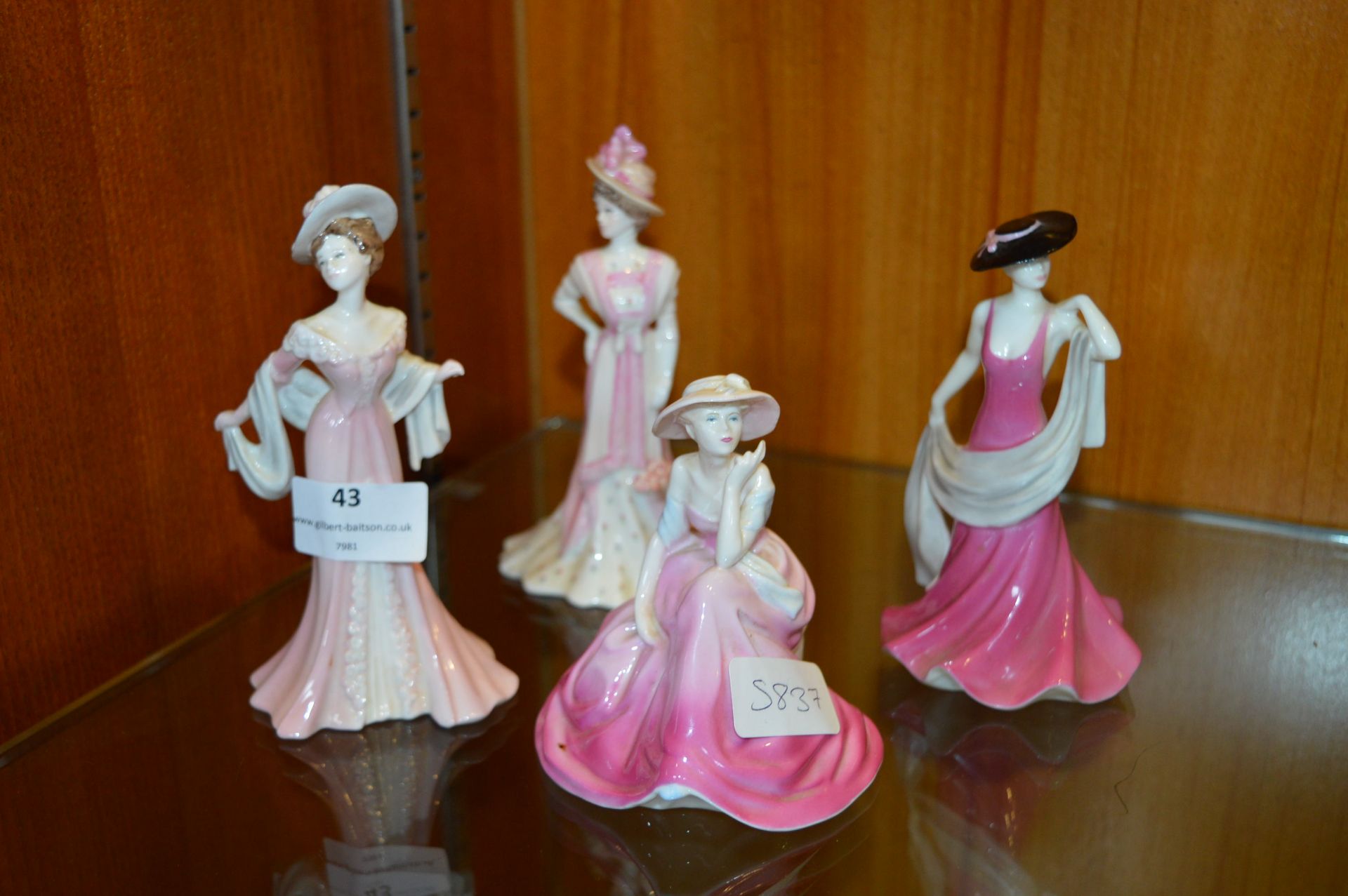 Four Assorted Coalport Figurines