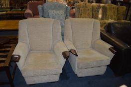 Pair of 1970's Style Armchairs