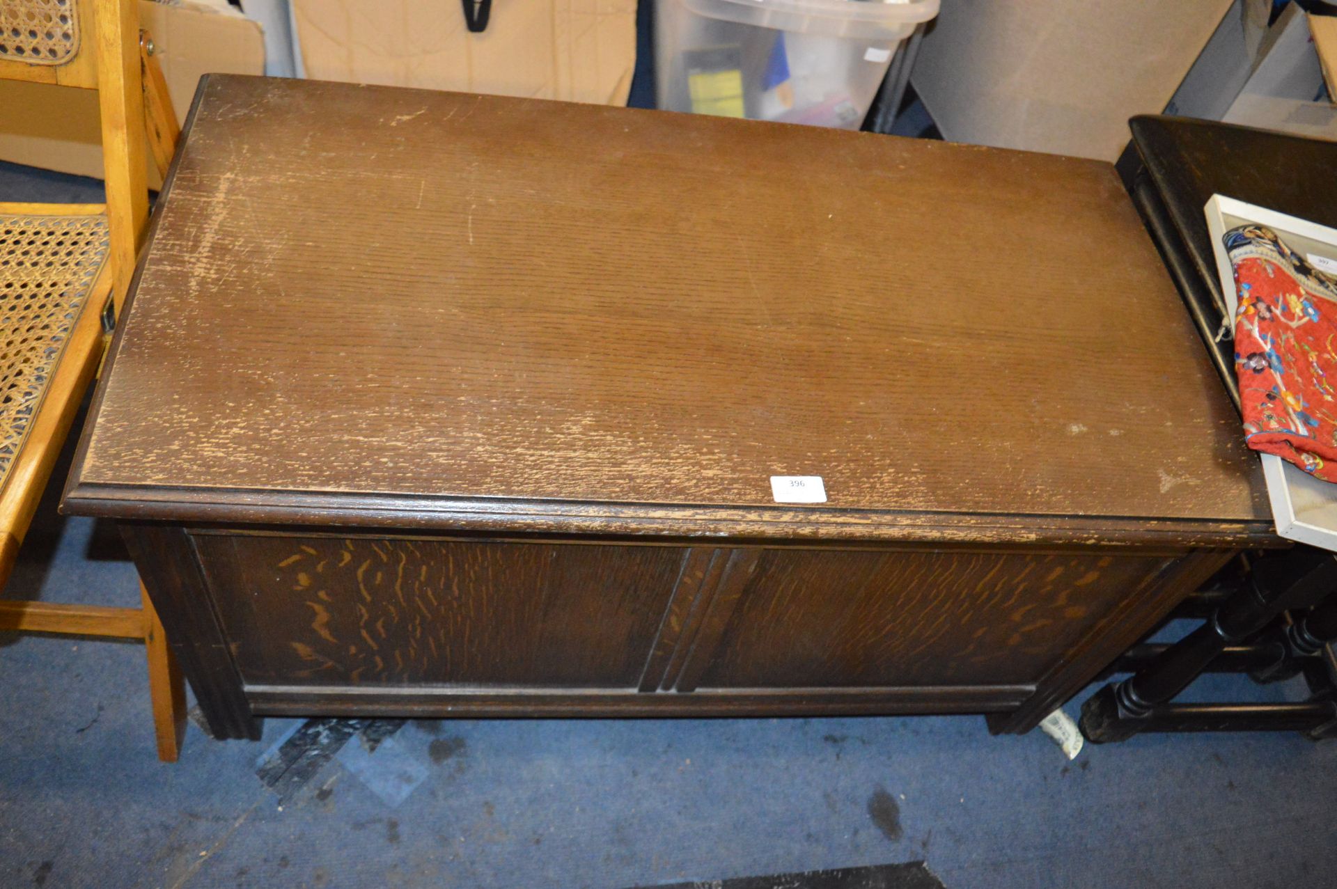 Oak Blanket Box