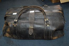 Large Leather Carry All Bag