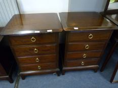 Pair of Stag Minstrel Bedside Cabinets