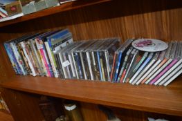 Quantity of DVDs and CDs