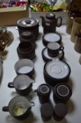 Selection of Hornsea Pottery Contrast Dinner and