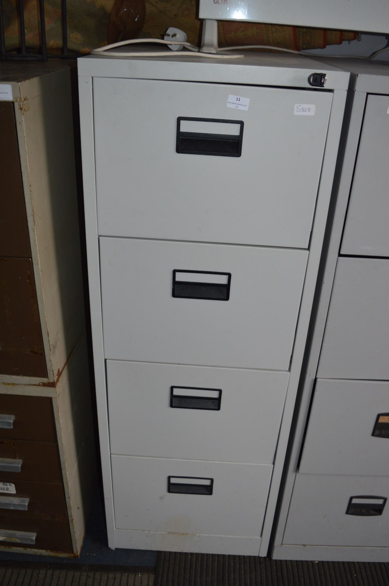 Metal Four Drawer Filing Cabinet