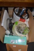Kitchenware Including Mixing Bowls, Electronic Sca