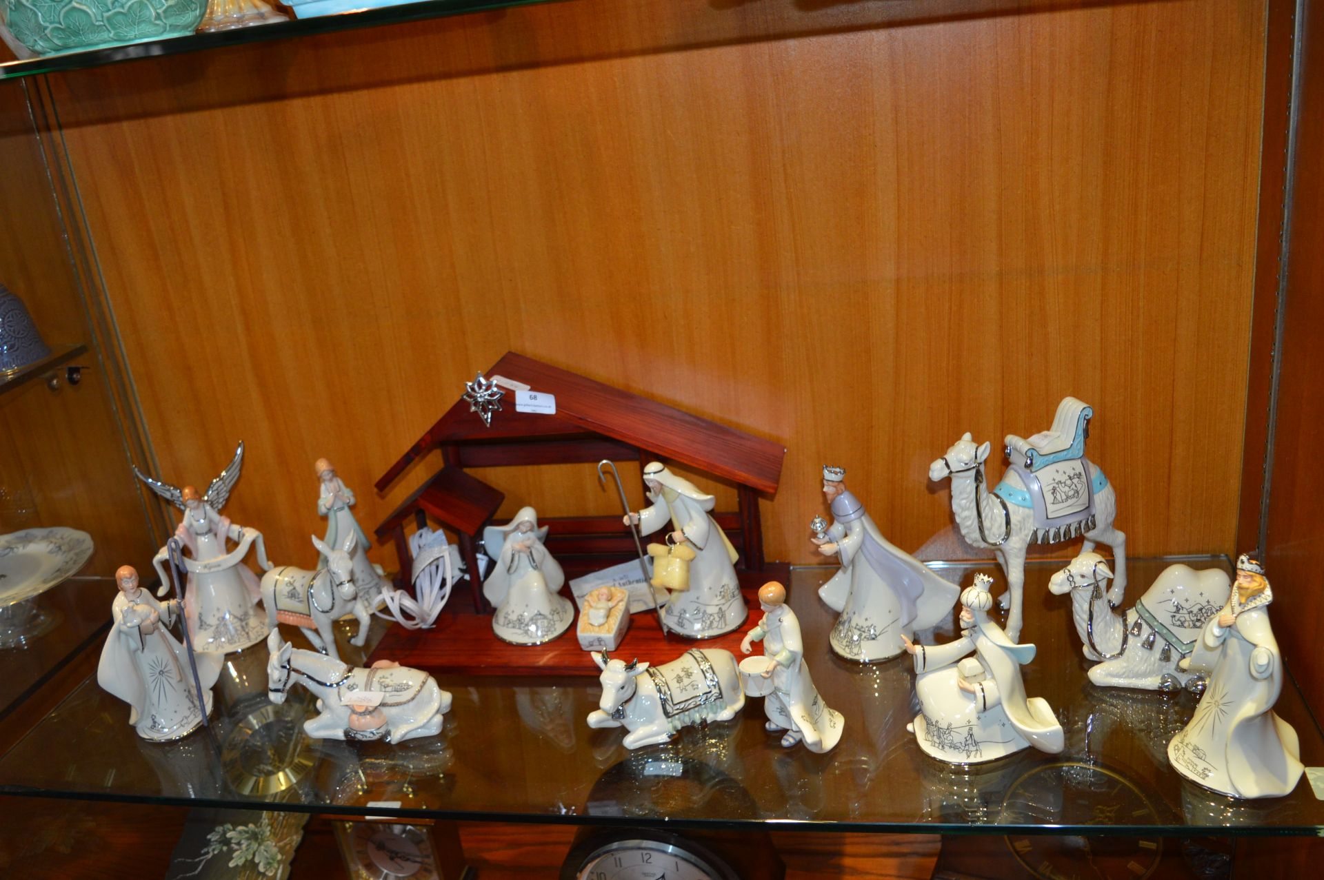 Hawthorne Village Pottery Nativity Set