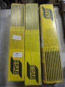 *Three Packs of Esab Welding Electrodes