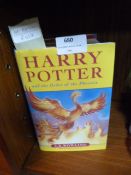 First Edition Harry Potter and the Order of the Phoenix Hardback