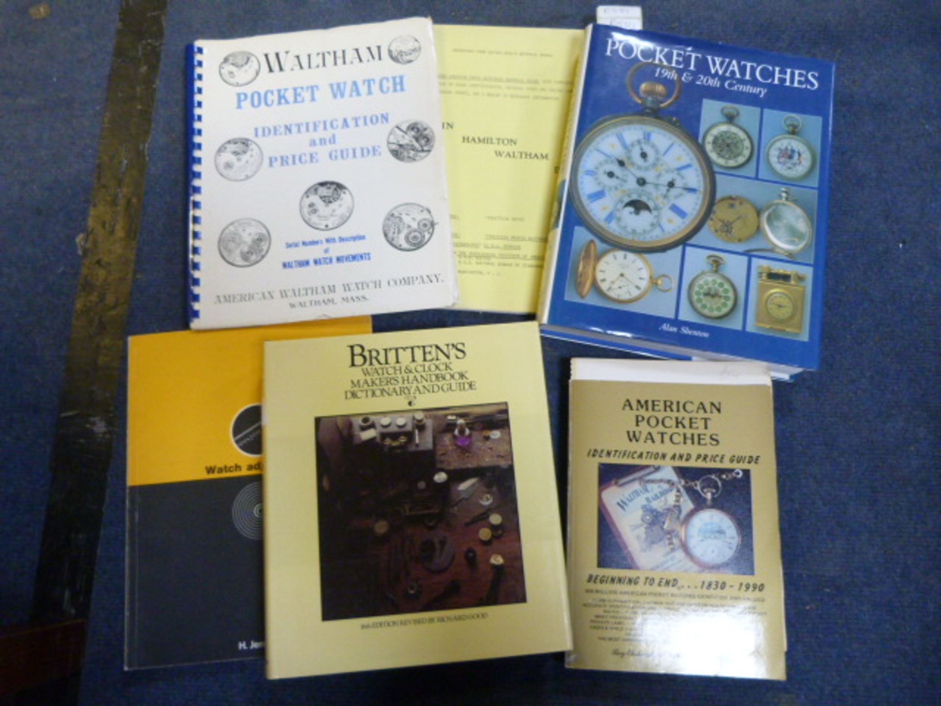 Selection of Pocket Watch Books, Annuals and Postc