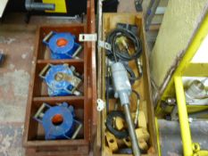 *Aro Grease Pump and a Box of Pipe Welding Clamps