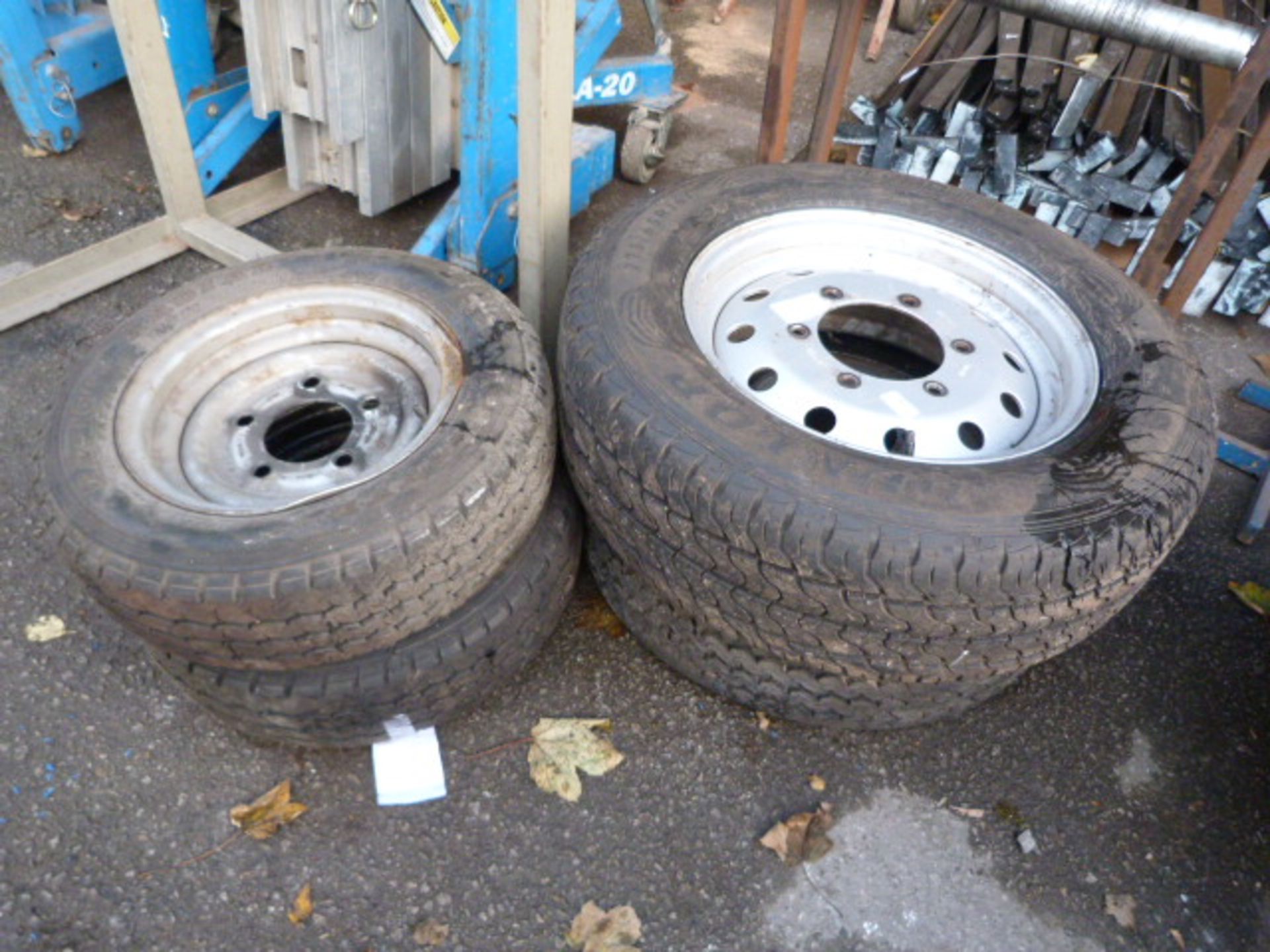 *Four Assorted Spare Tyres