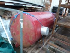 Large Industrial Metal Tank with Pipework