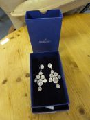 Swarovski Crystal Pendant Earring Set