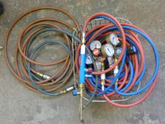 *Acetylene Torch with Pipes and Regulators