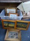 Large Quantity of Framed Prints and Watercolours