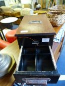 Vintage Wood Cased Cash Drawer