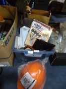 Box Containing Safety Helmet, Chest Expander, Cabl