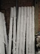 86"x50m of White Microfibre Cloth