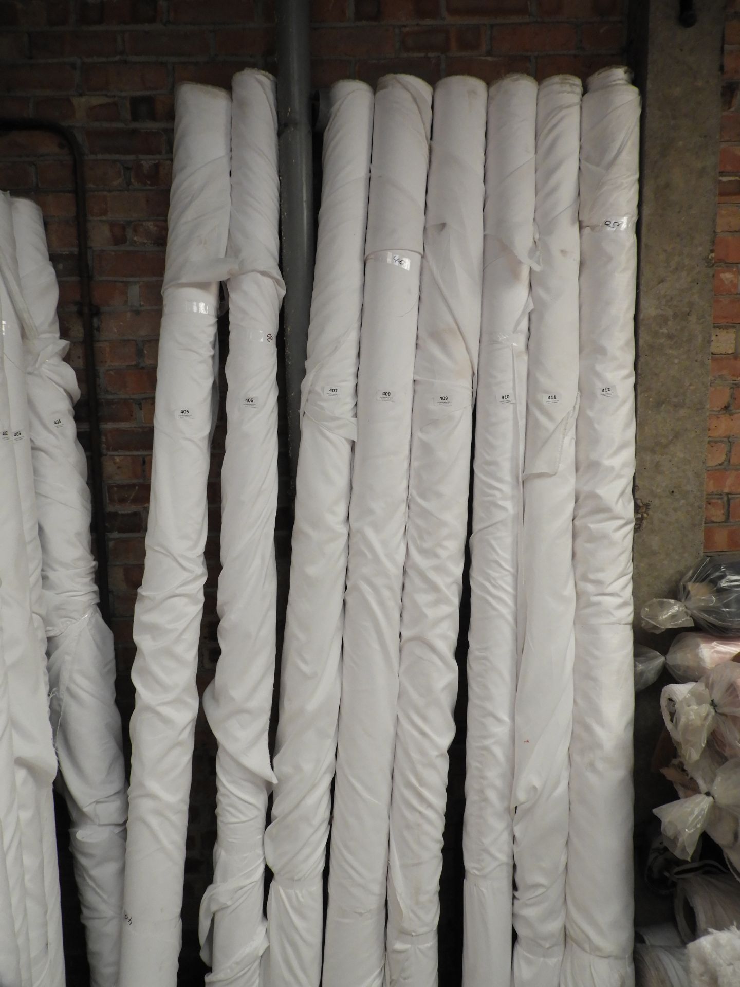 96"x50m of White Microfibre Cloth