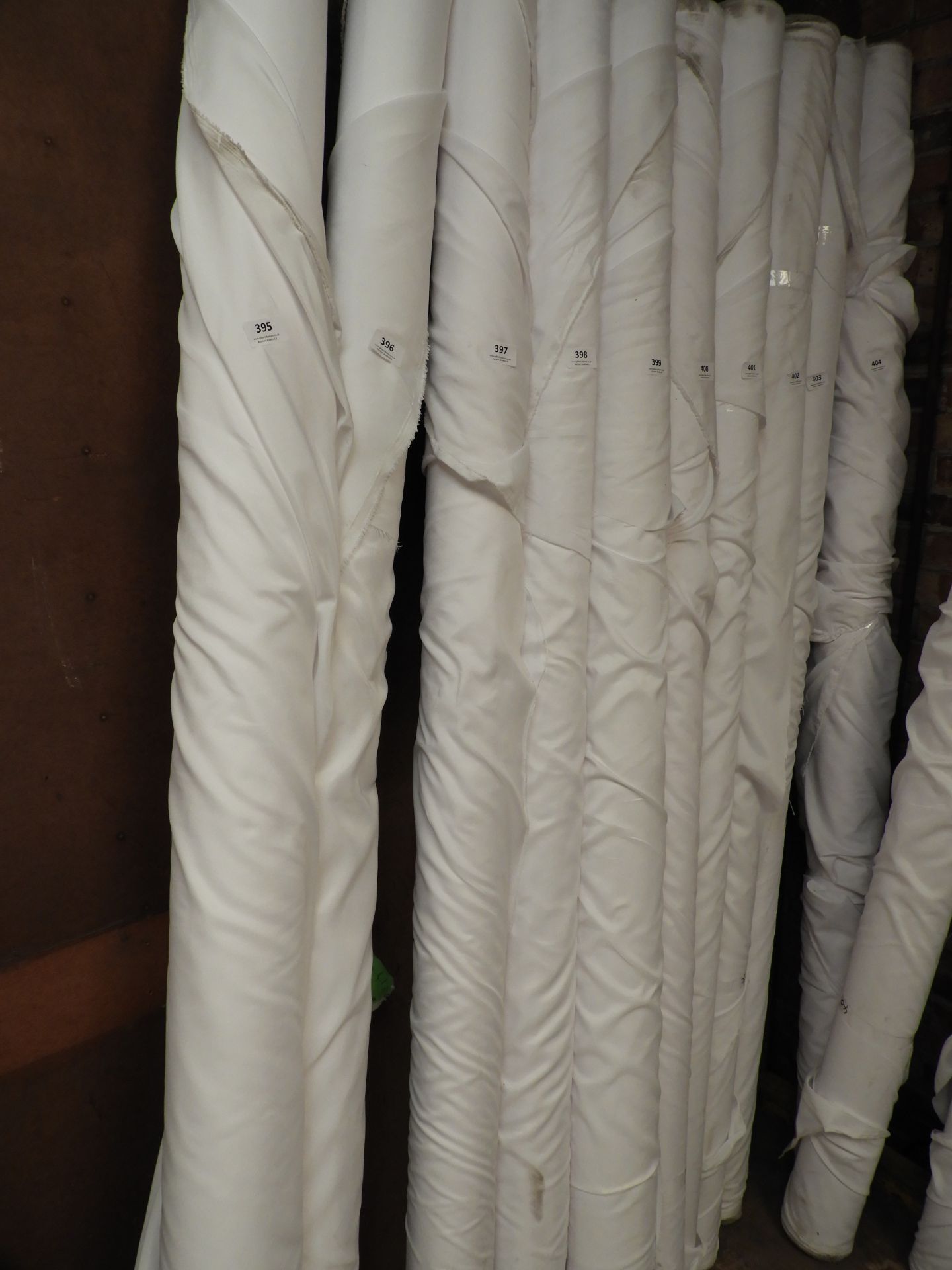 86"x50m of White Microfibre Cloth