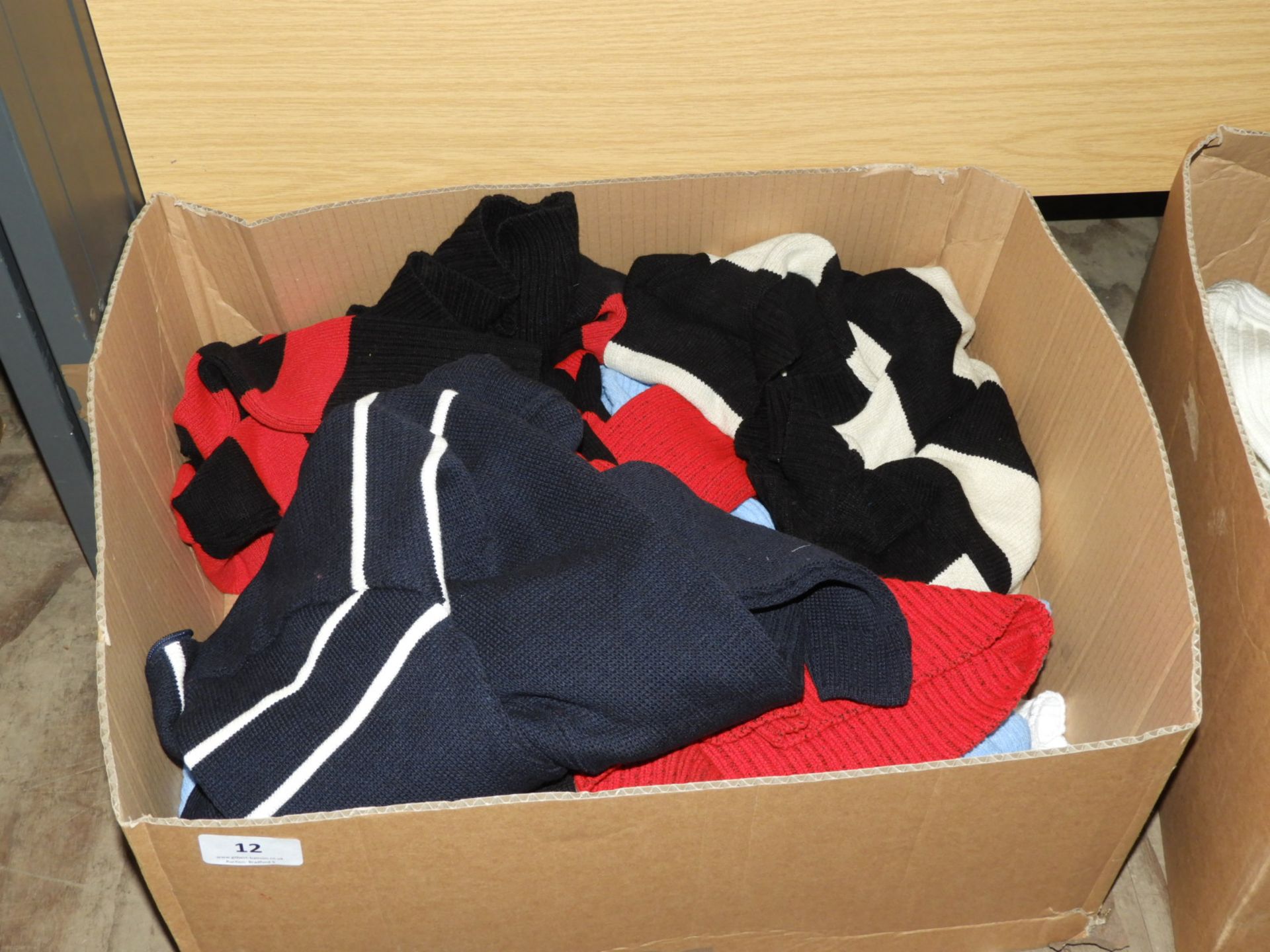 Box of Ten Assorted Knitted Pullovers