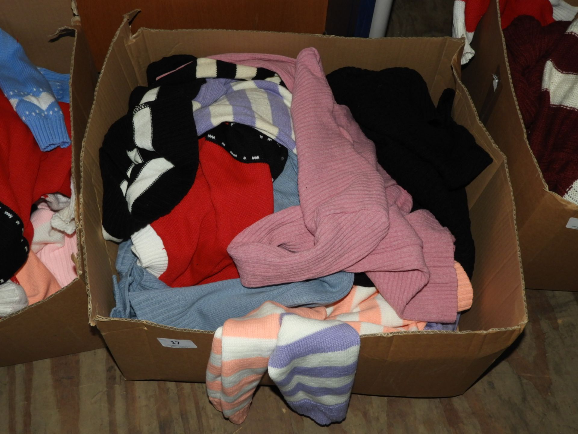 Box of Ten Assorted Knitted Pullovers