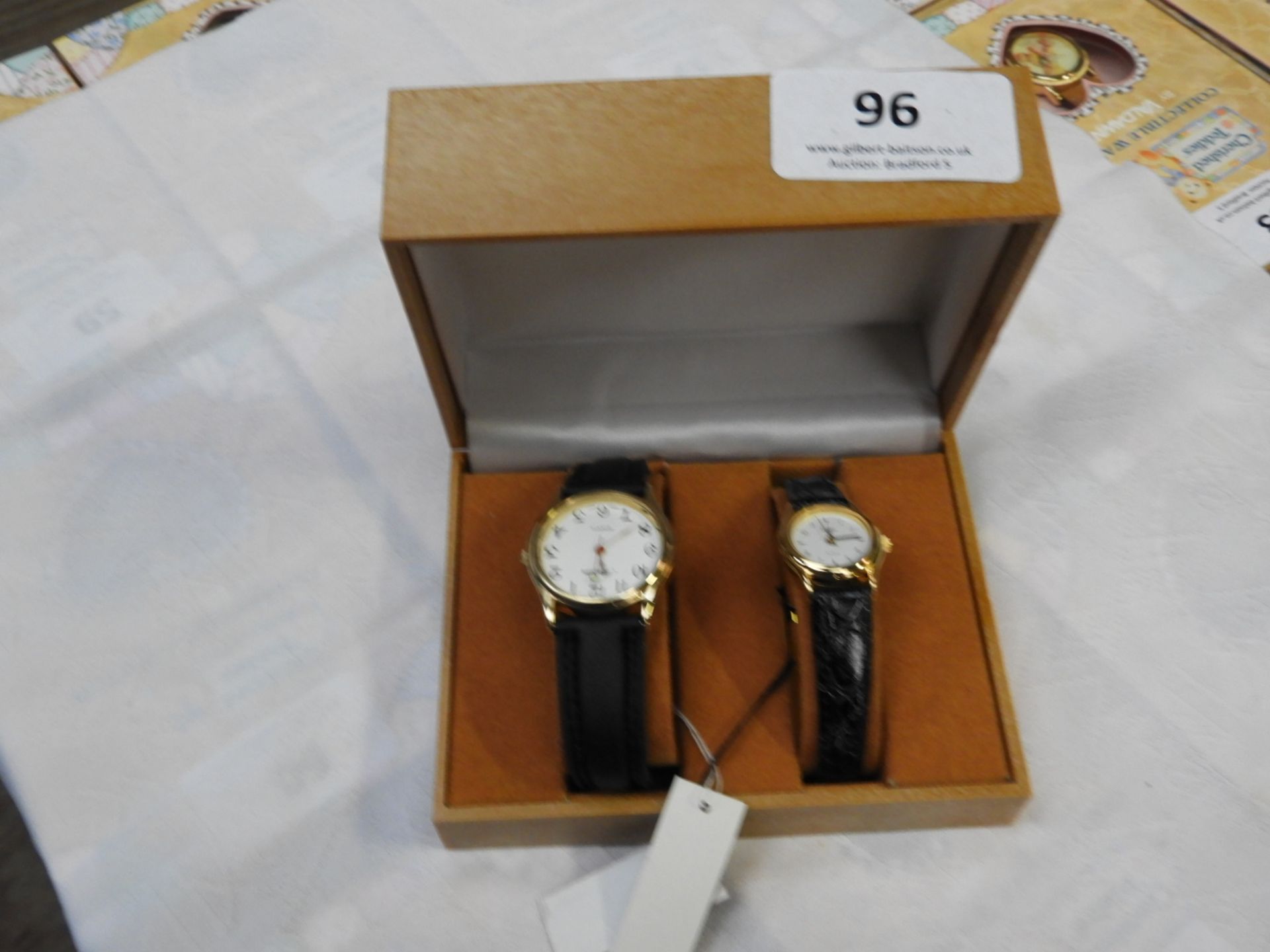 Two Pairs of Ladies & Gents Matching Wristwatches