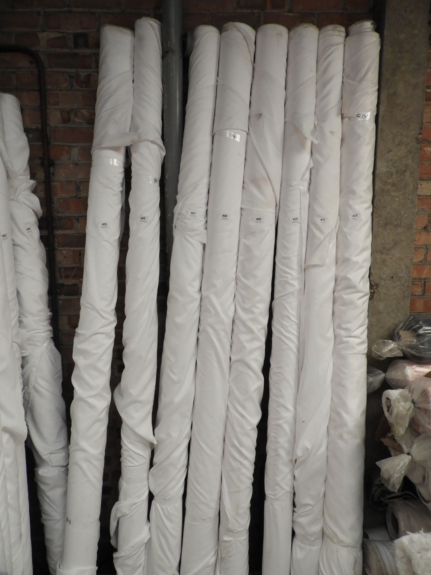 96"x50m of White Microfibre Cloth