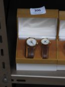 Two Pairs of Ladies & Gents Wristwatches in Gift B