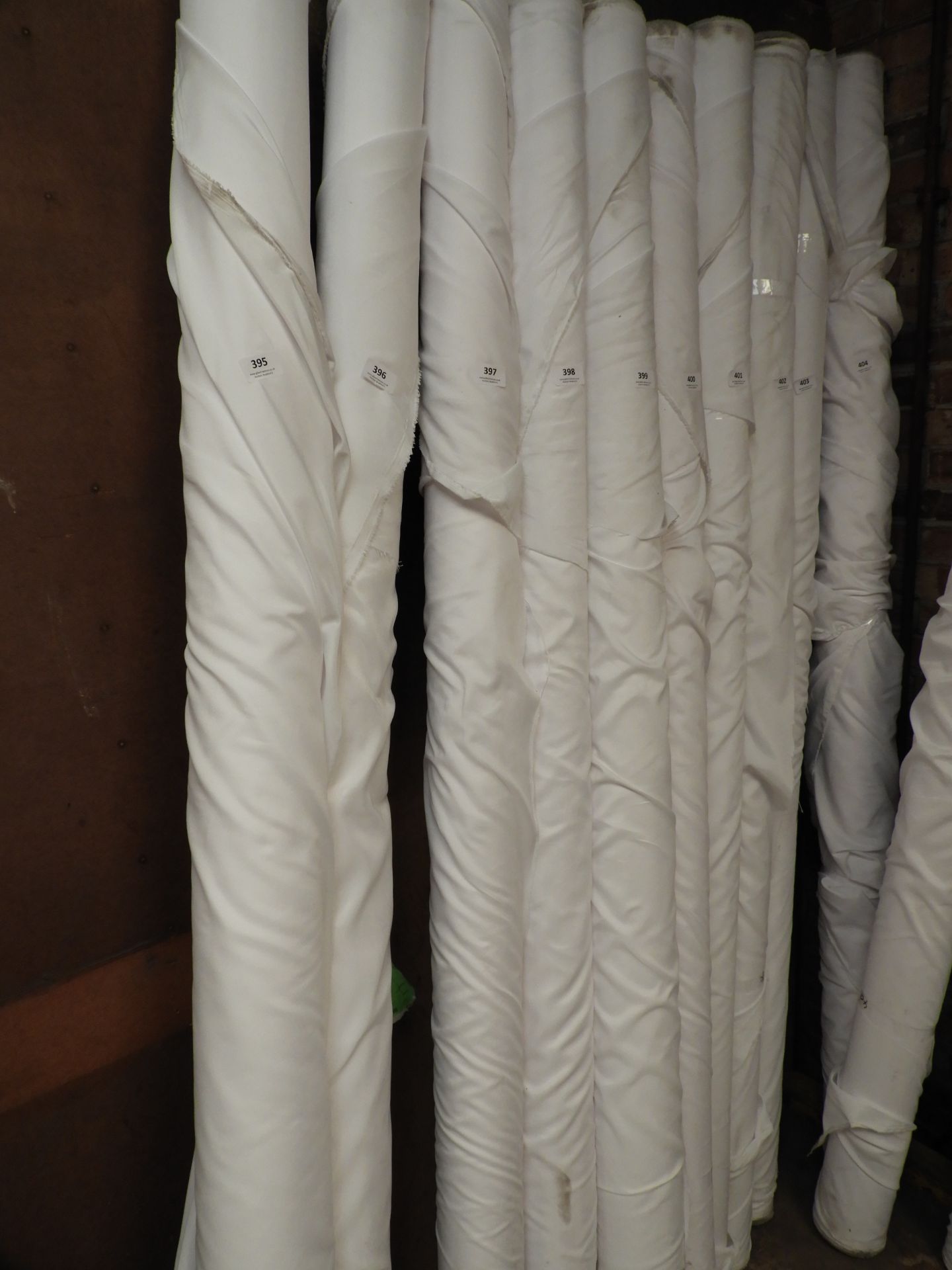 86"x50m of White Microfibre Cloth