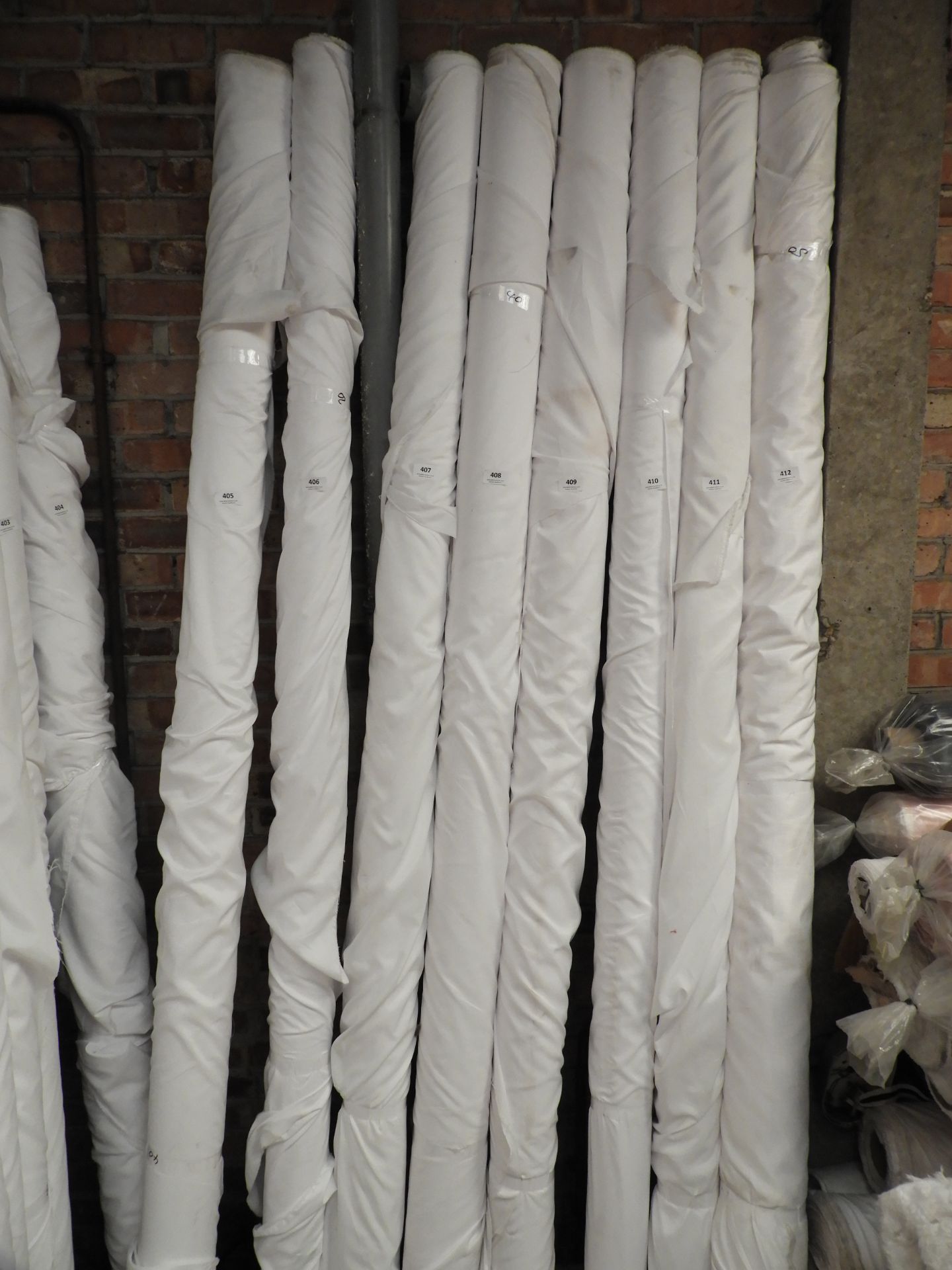 96"x50m of White Microfibre Cloth