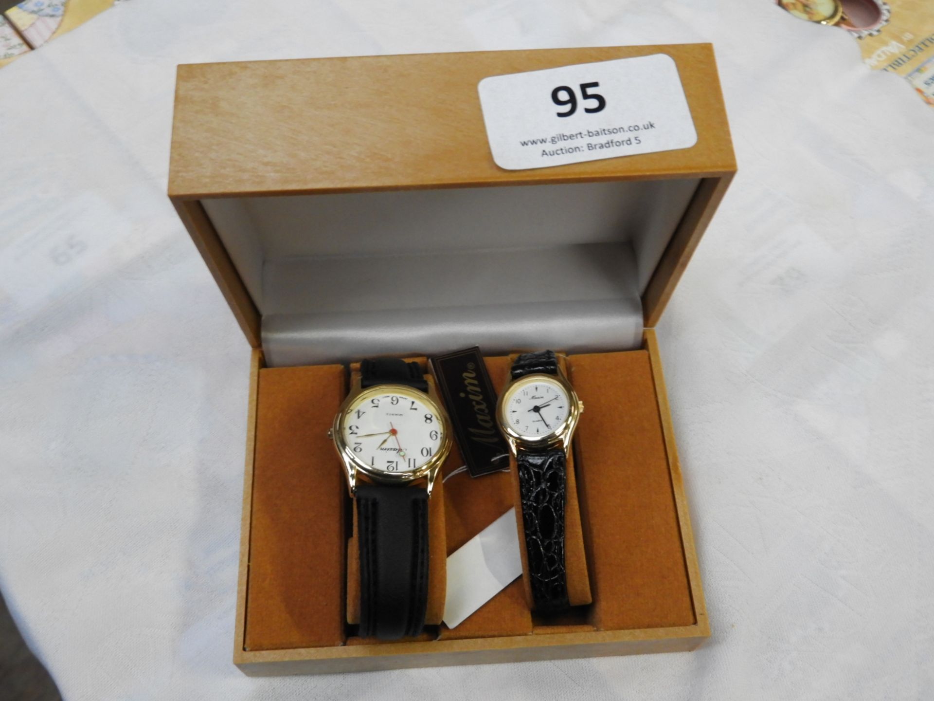 Two Pairs of Ladies & Gents Matching Wristwatches