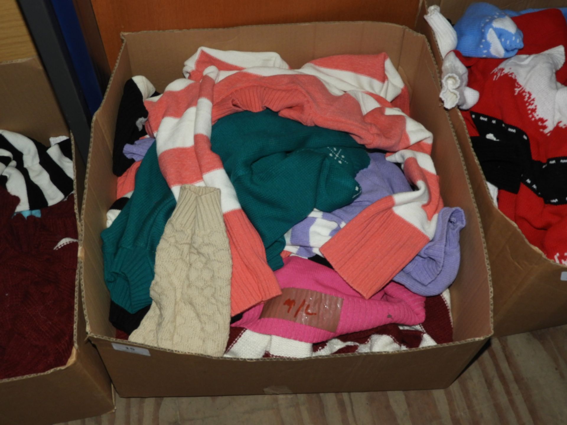 Box of Ten Assorted Knitted Pullovers