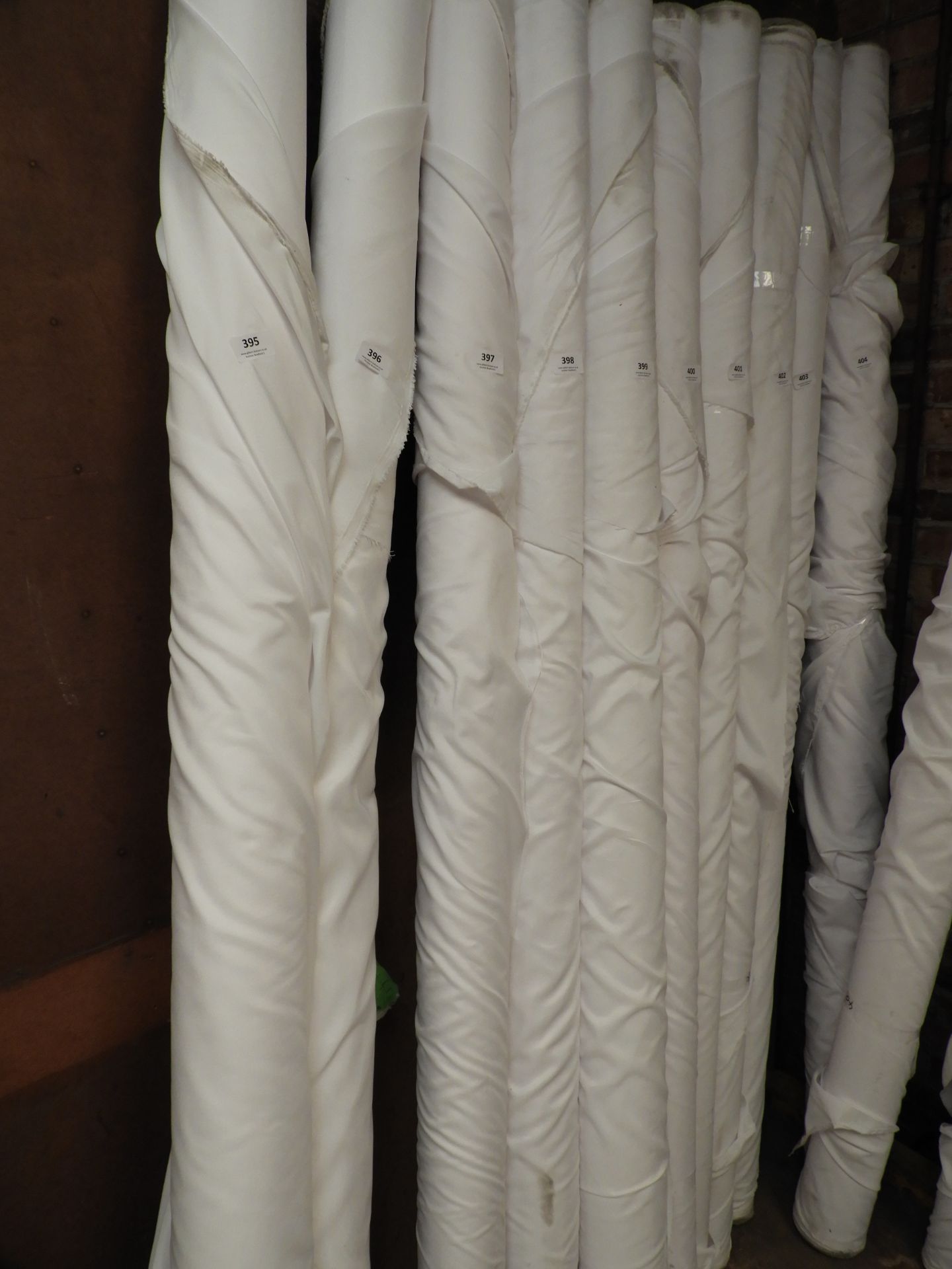 86"x50m of White Microfibre Cloth