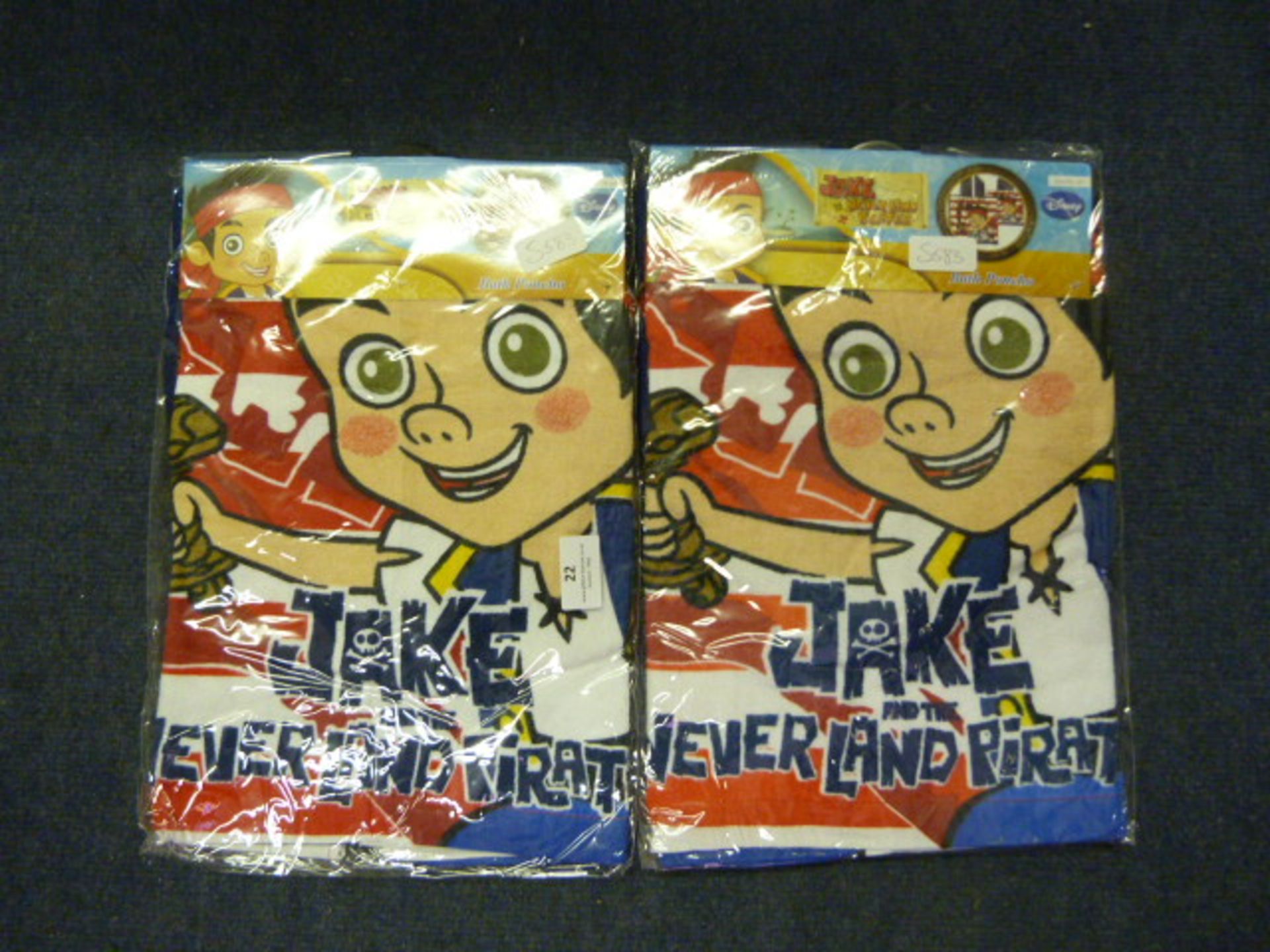 *Jake & the Neverland Pirates Bath Poncho 2pk