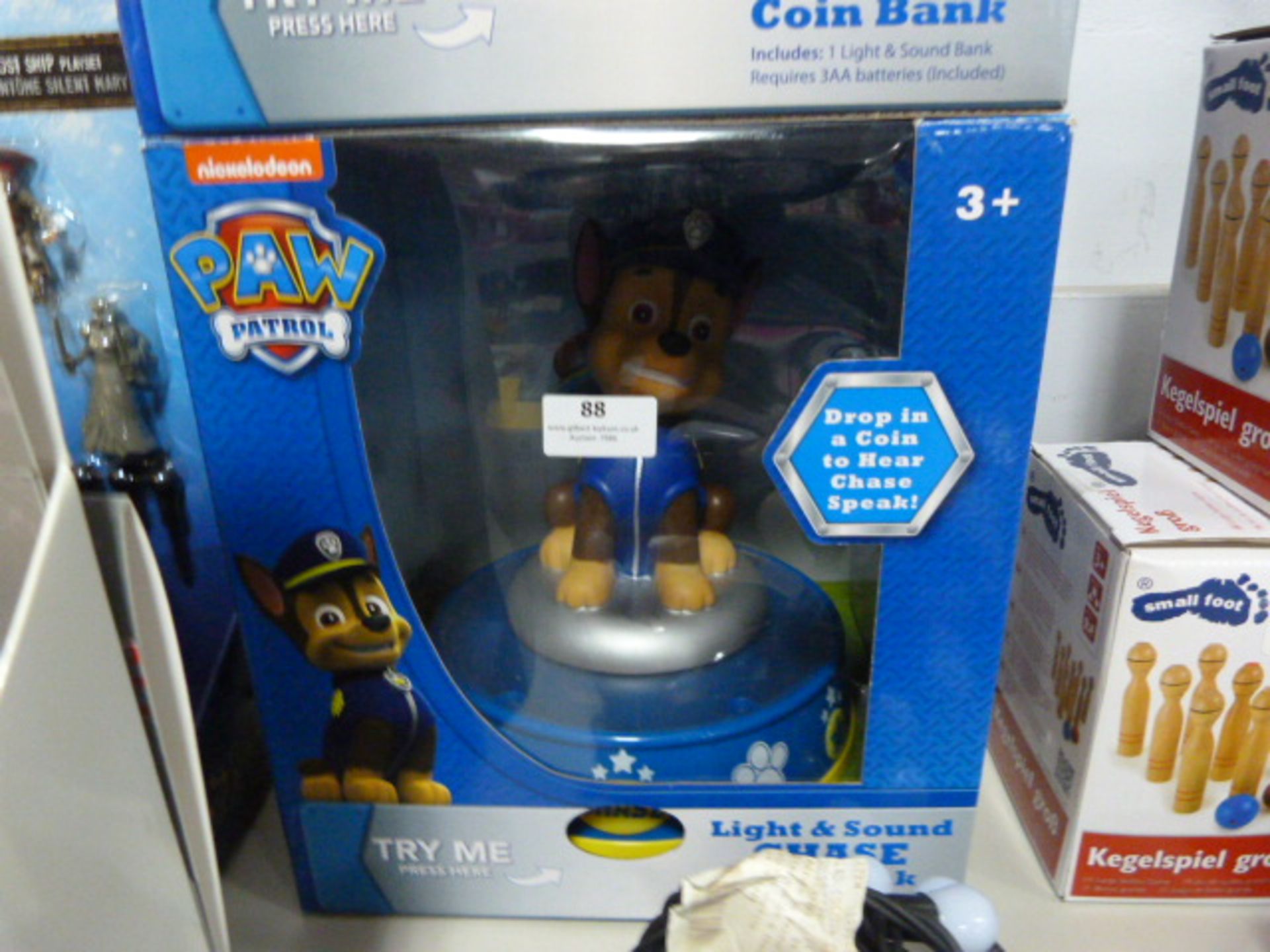 *Paw Patrol Light & Sound Chase Coin Bank