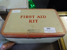 Vintage Tin First Aid Kit