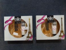 *Two Elite Models Paris Baby Body Lotion Vapourizer Gift Sets