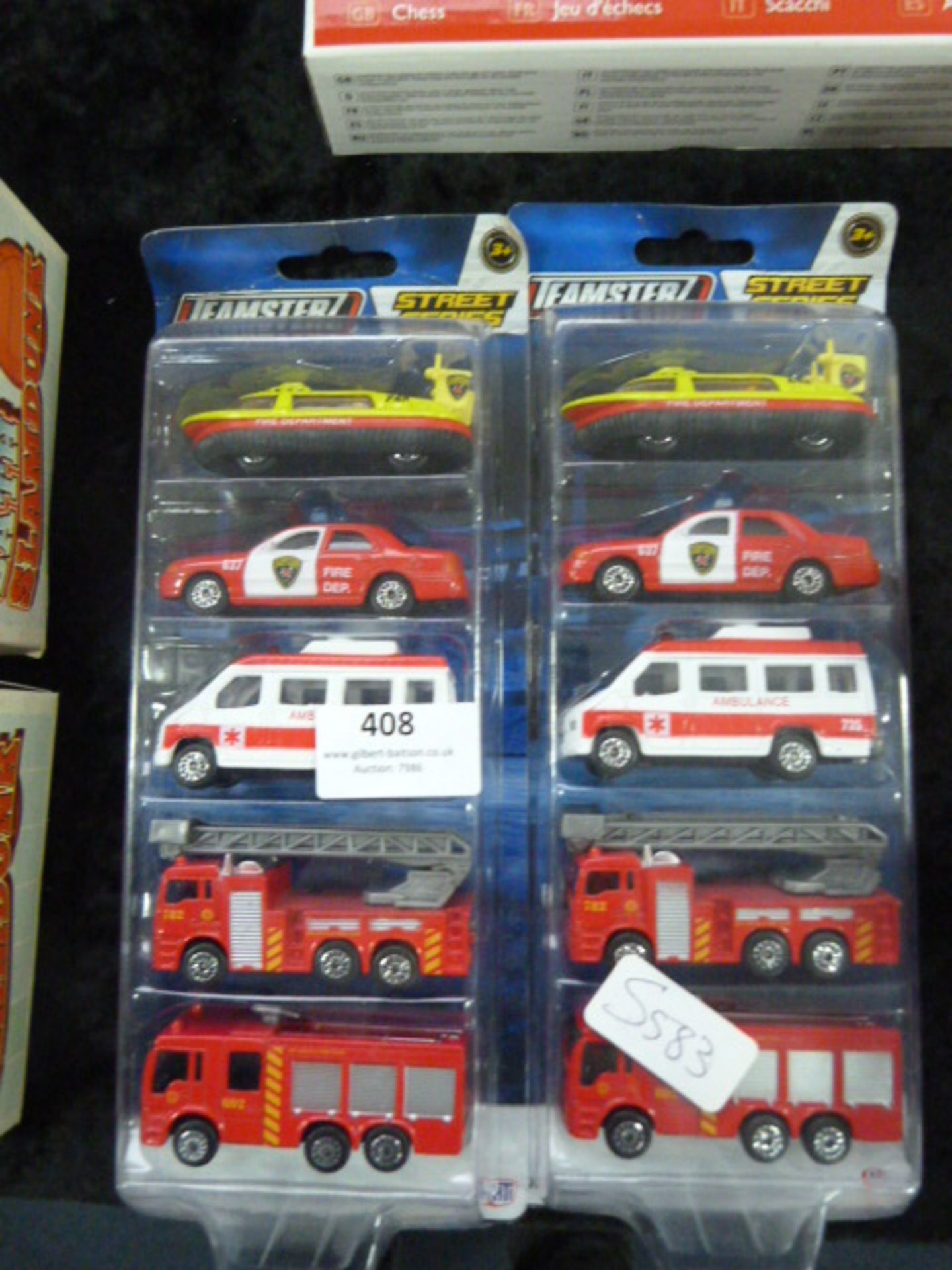 *Two Teamster Diecast Model Emergency Vehicles