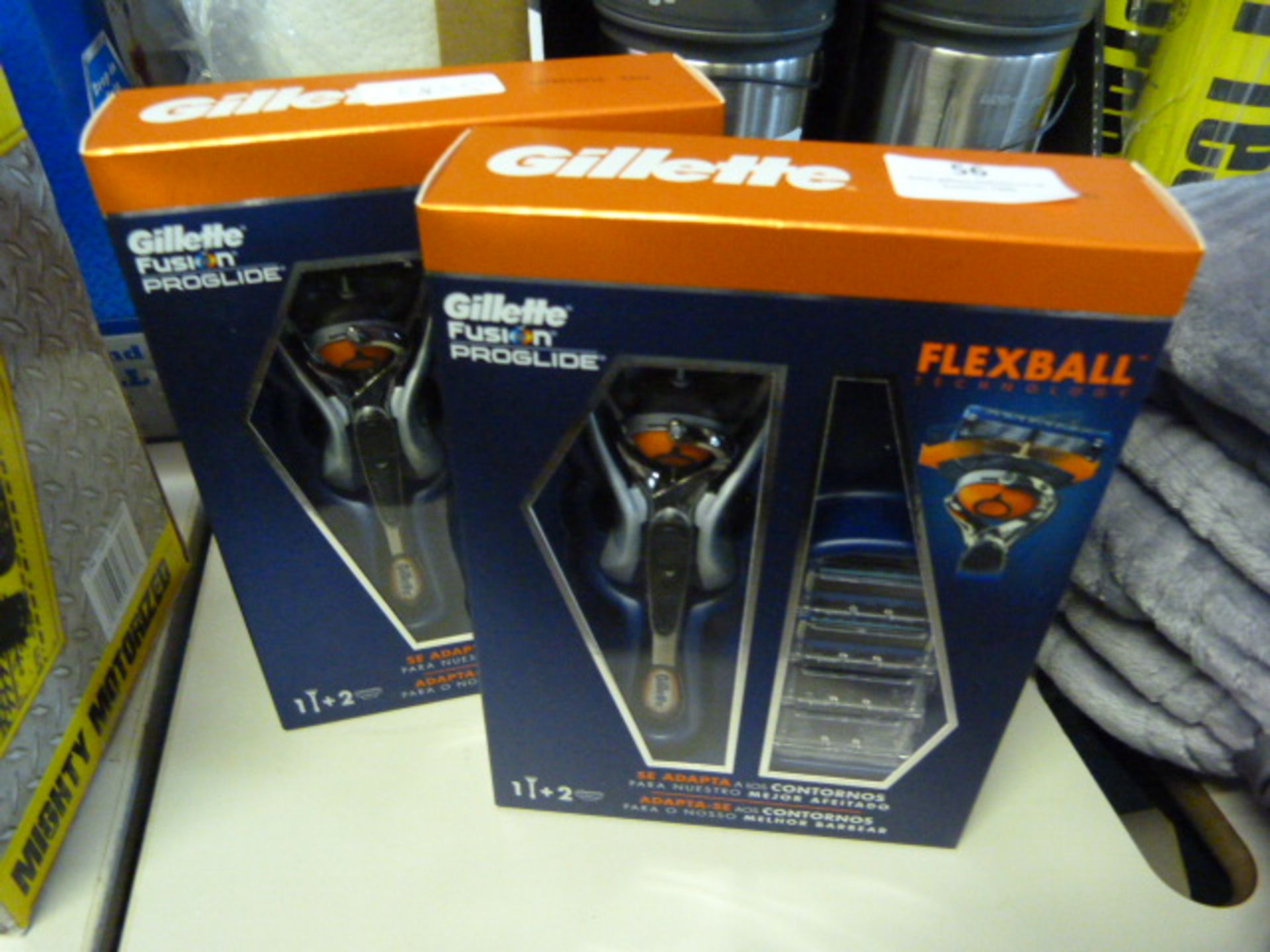 *Two Gillette Fusion Proline Glide Flexball Shaving Sets